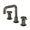Kingston Brass Widespread Bathroom Faucet with Push PopUp, Black Stainless KS141BSSCG - alternate 1
